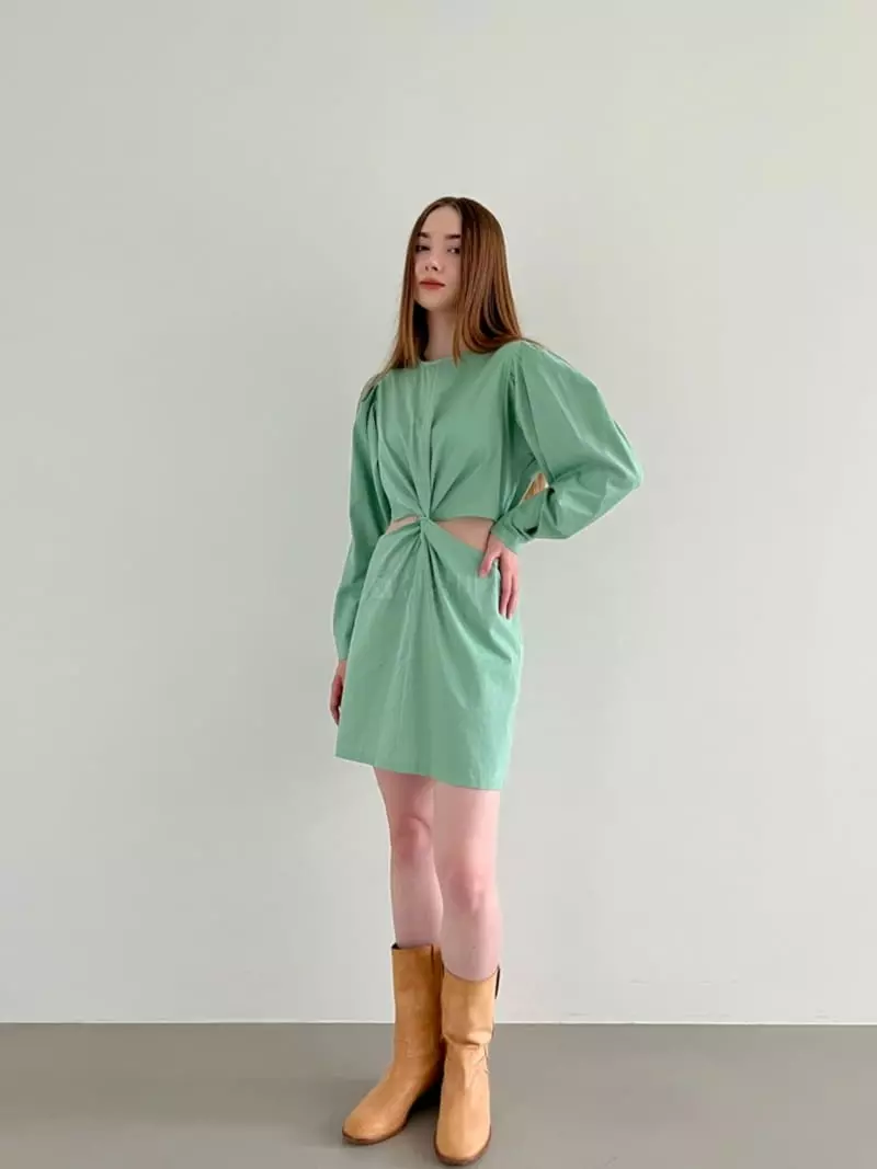Another Avenue - Korean Women Fashion - #momslook - Twist One-piece - 8