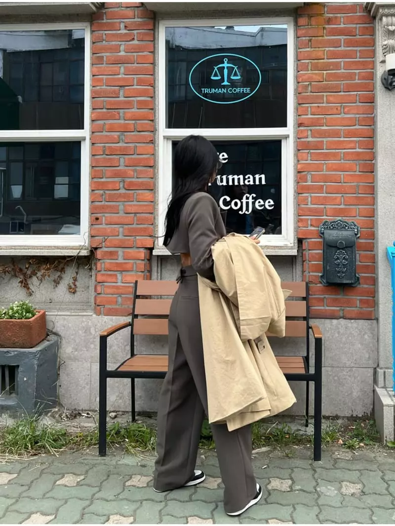 Another Avenue - Korean Women Fashion - #momslook - Eter Wrap Pants - 3