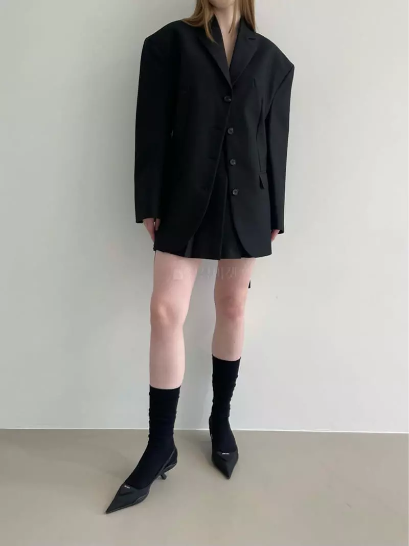 Another Avenue - Korean Women Fashion - #momslook - Arc Belt Jacket - 7