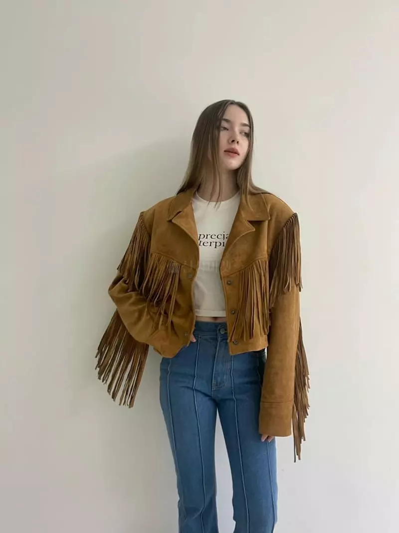 Another Avenue - Korean Women Fashion - #momslook - Suede Jacket - 3