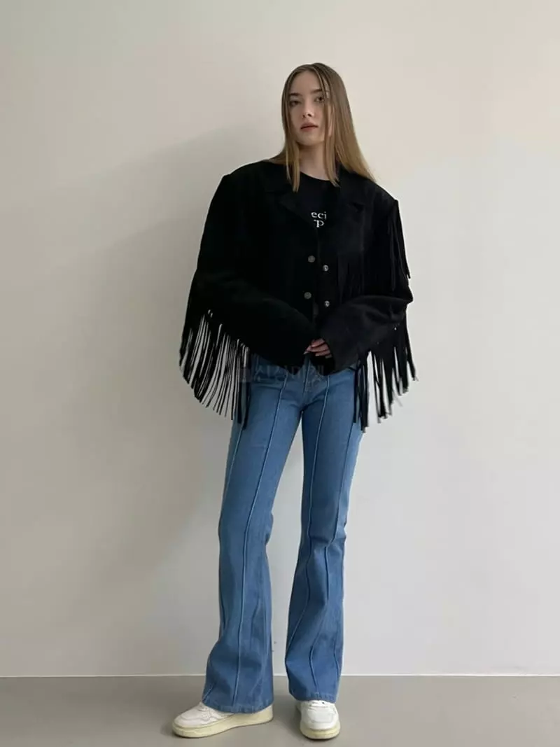 Another Avenue - Korean Women Fashion - #momslook - Suede Jacket - 9
