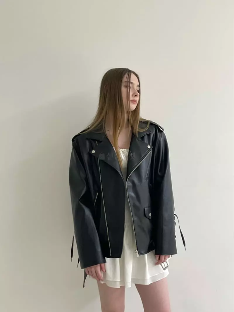 Another Avenue - Korean Women Fashion - #womensfashion - Vigan Leather Jacket - 4