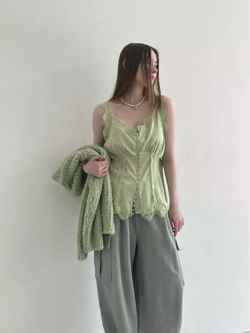 Another Avenue - Korean Women Fashion - #womensfashion - Mureng Lace Sleeveless - 4