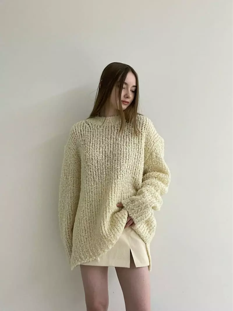 Another Avenue - Korean Women Fashion - #momslook - Leha Slit Skirt - 2