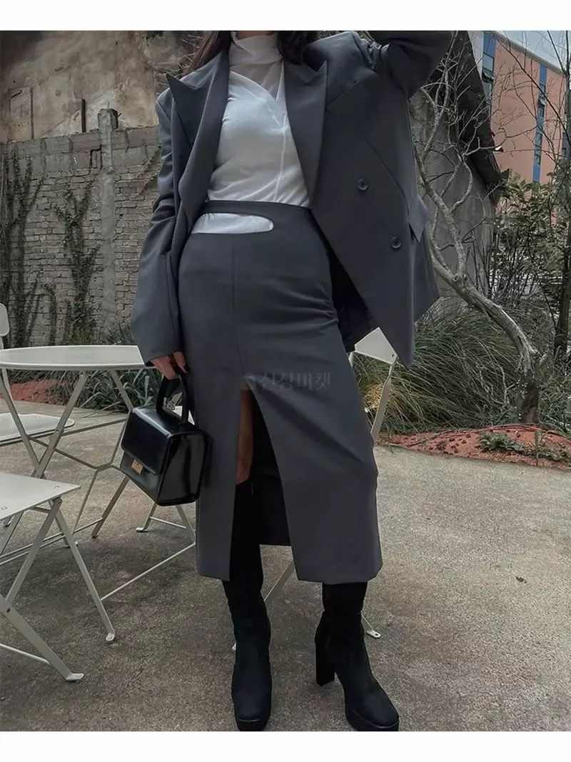 Another Avenue - Korean Women Fashion - #thelittlethings - Eve Double Jacket - 4