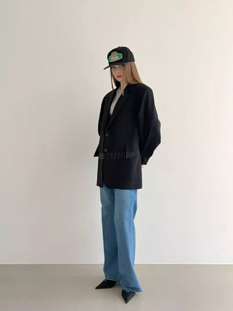 Another Avenue - Korean Women Fashion - #pursuepretty - Tailor Two-Button Jacket - 3
