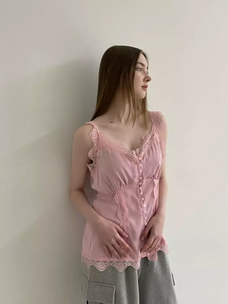Another Avenue - Korean Women Fashion - #pursuepretty - Mureng Lace Sleeveless - 10