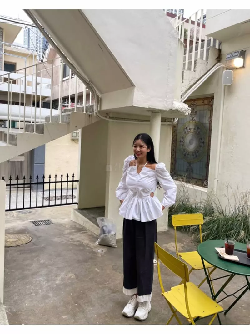 Another Avenue - Korean Women Fashion - #pursuepretty - Slit Blouse - 2