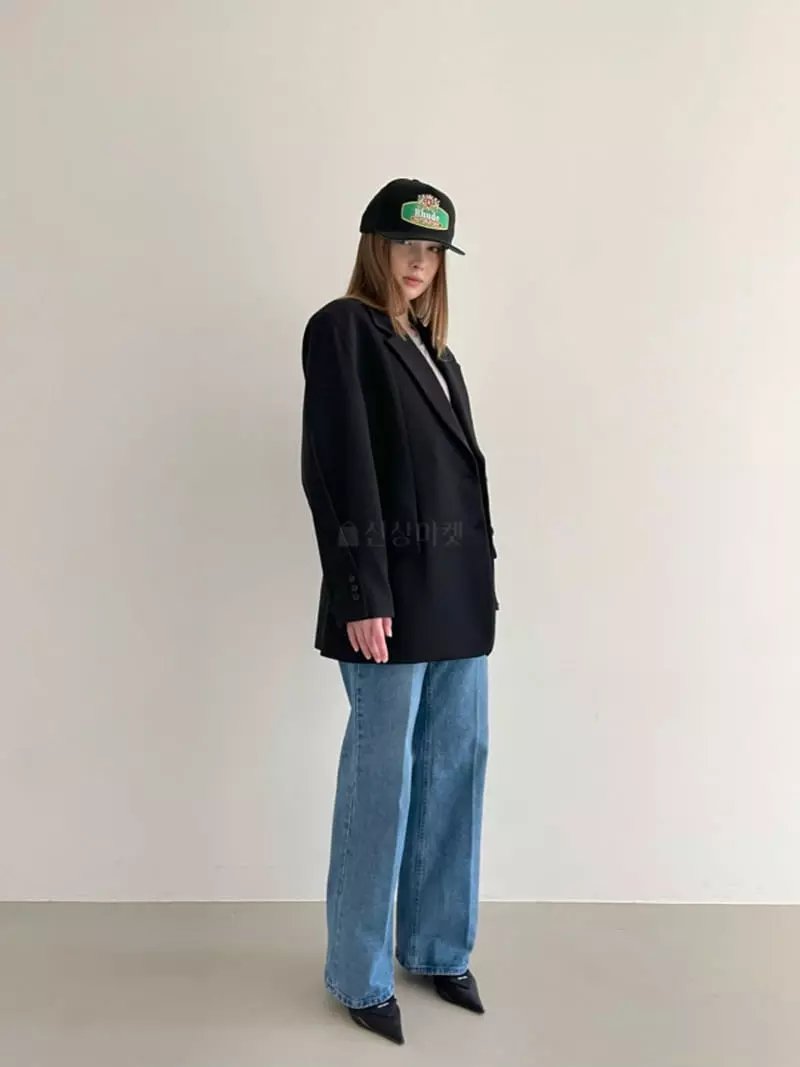 Another Avenue - Korean Women Fashion - #pursuepretty - Tailor Two-Button Jacket - 4