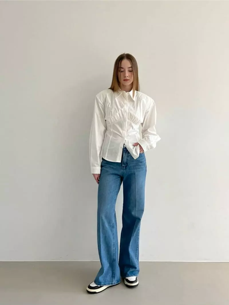 Another Avenue - Korean Women Fashion - #restrostyle - Corset Shirt - 2