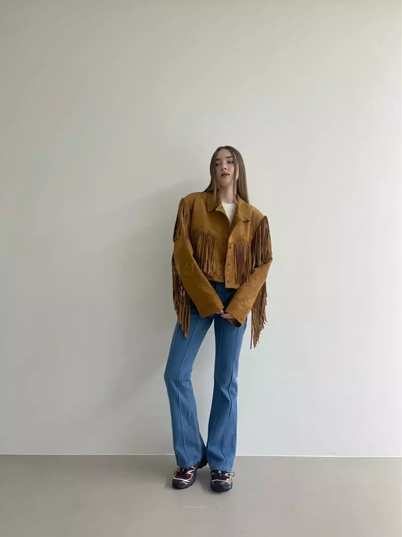 Another Avenue - Korean Women Fashion - #restrostyle - Pintuck Jeans - 5
