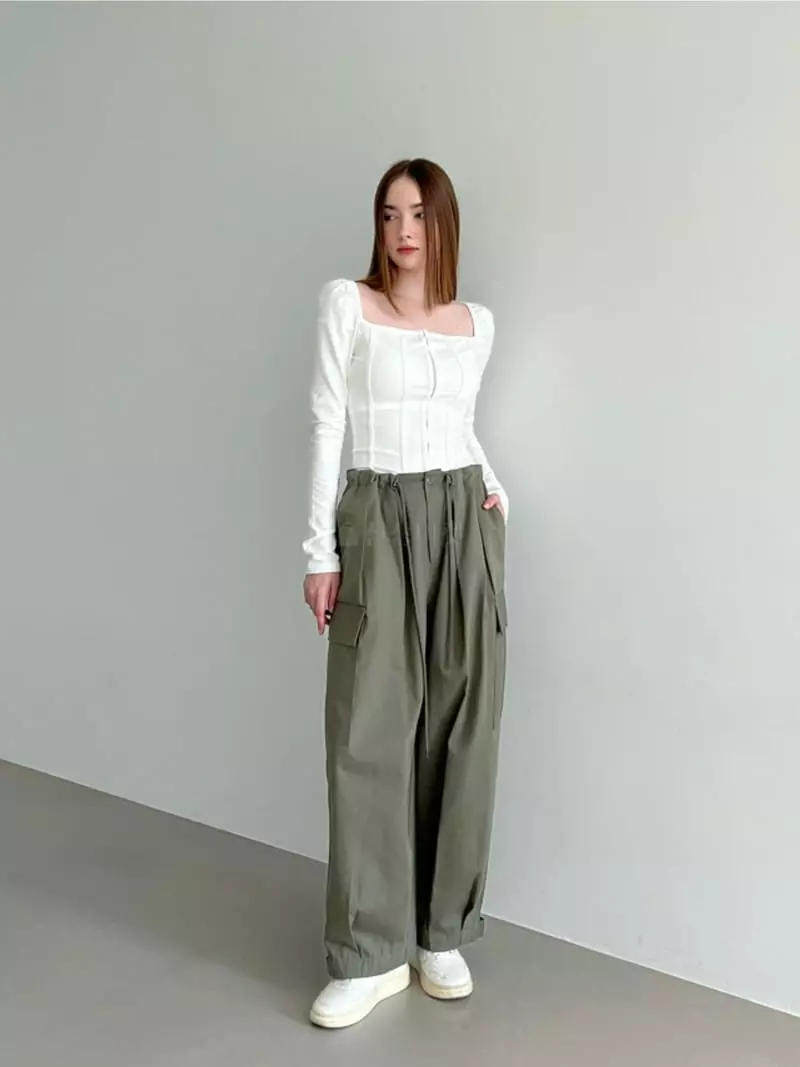 Another Avenue - Korean Women Fashion - #restrostyle - Corset Tee - 4