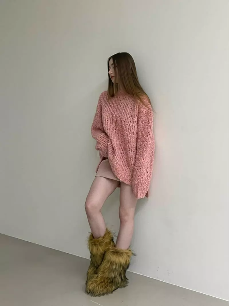 Another Avenue - Korean Women Fashion - #romanticstyle - Hand Box Knit Tee - 7