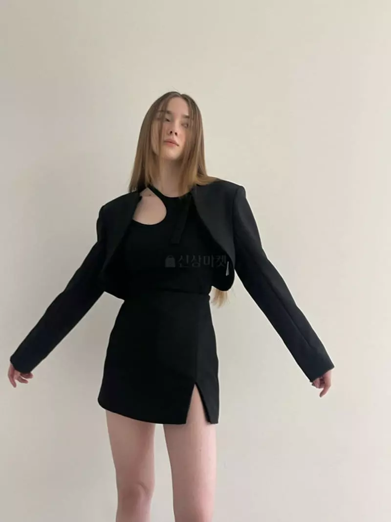 Another Avenue - Korean Women Fashion - #shopsmall - Slit Bolero Jacket - 8