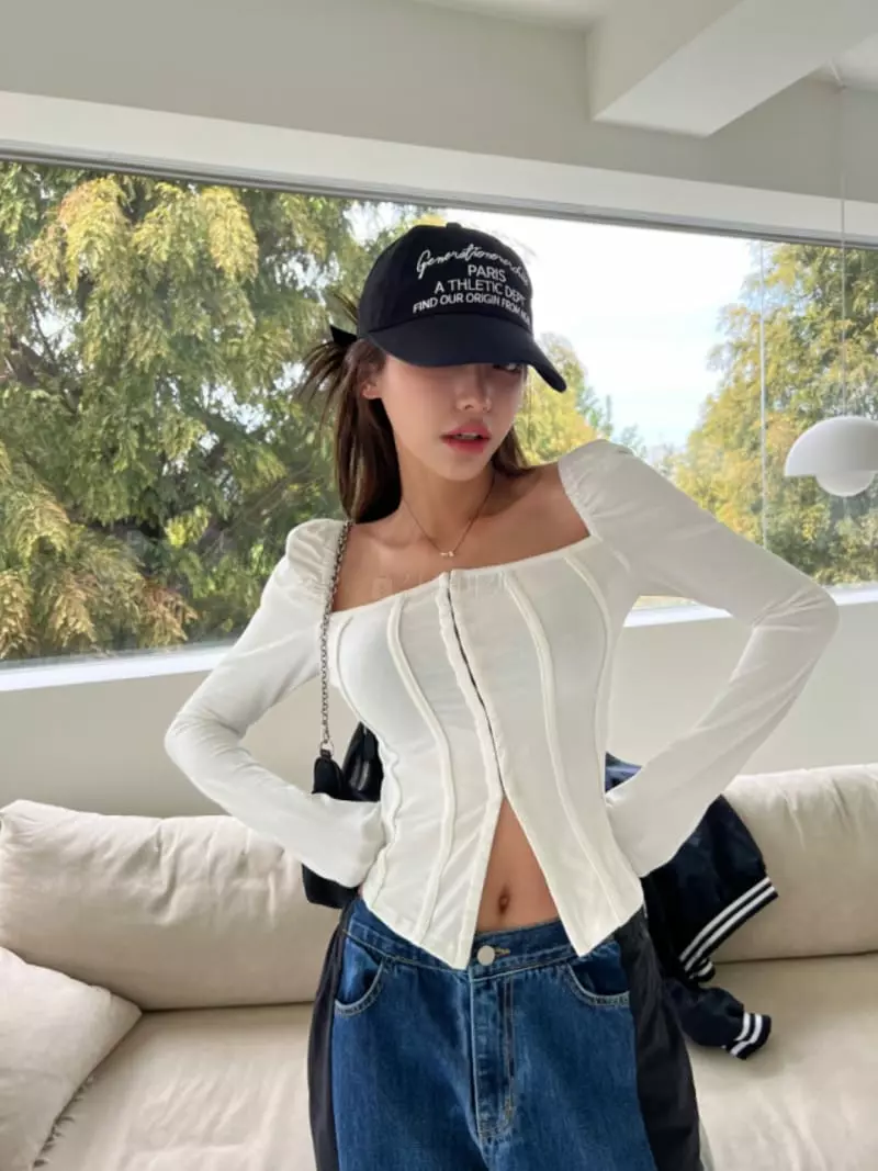 Another Avenue - Korean Women Fashion - #romanticstyle - Corset Tee - 4