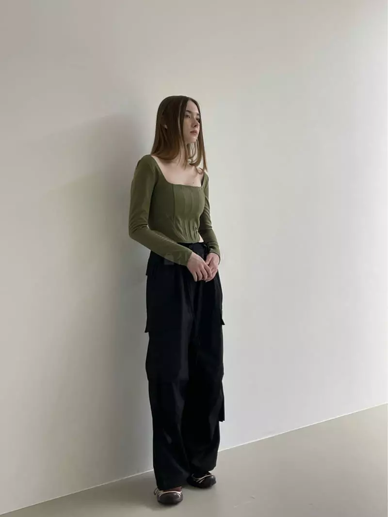 Another Avenue - Korean Women Fashion - #shopsmall - Wrinkle Pocket Pants - 3