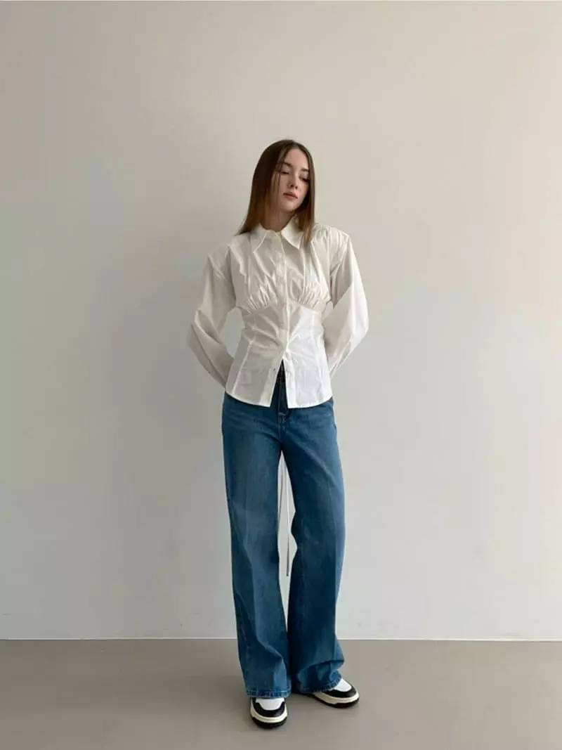 Another Avenue - Korean Women Fashion - #thatsdarling - Corset Shirt - 5
