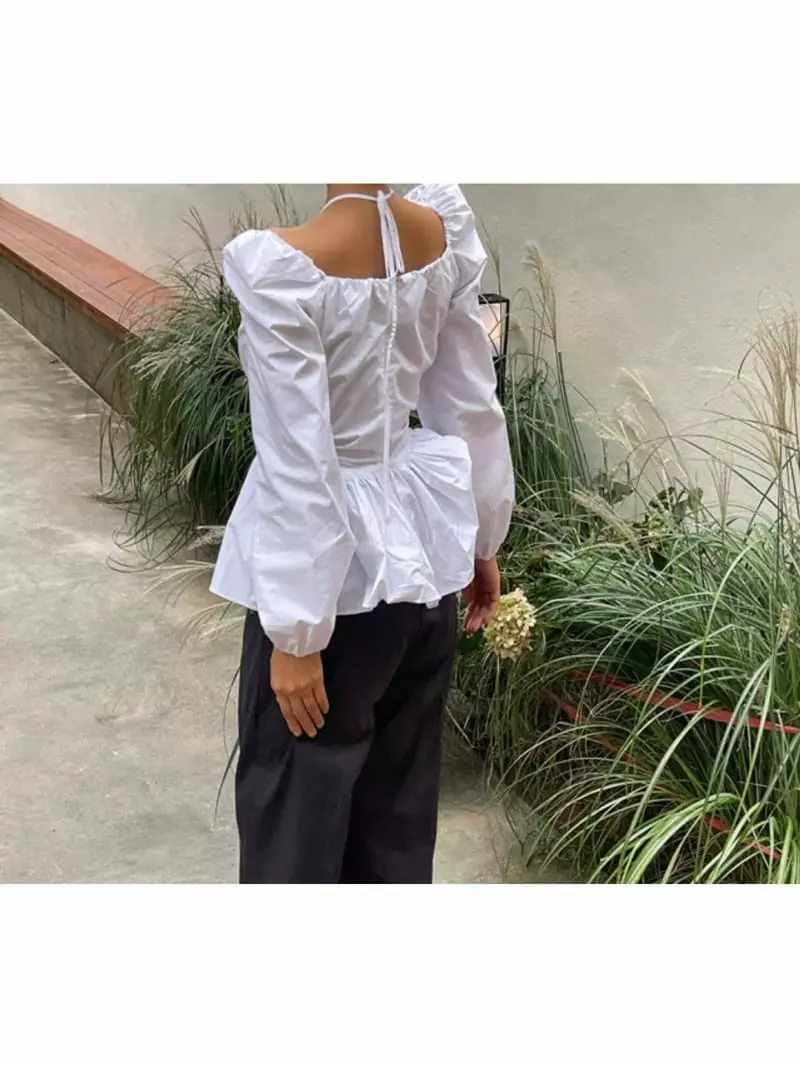 Another Avenue - Korean Women Fashion - #thatsdarling - Slit Blouse - 6