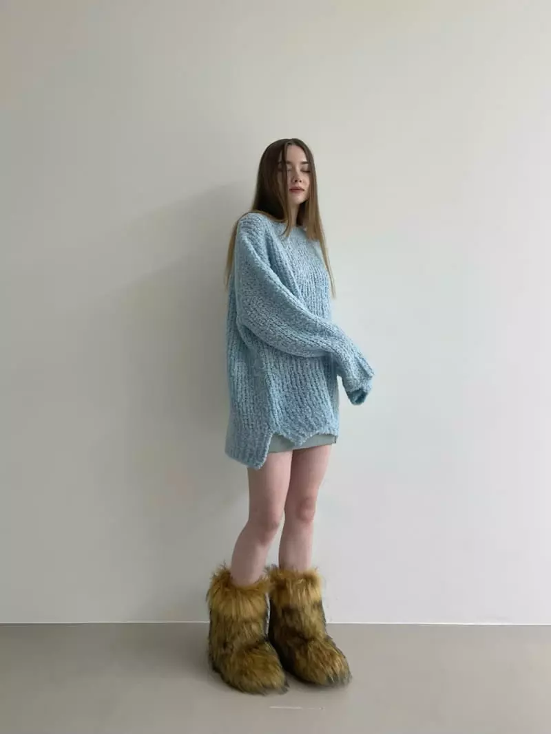 Another Avenue - Korean Women Fashion - #thelittlethings - Hand Box Knit Tee - 10