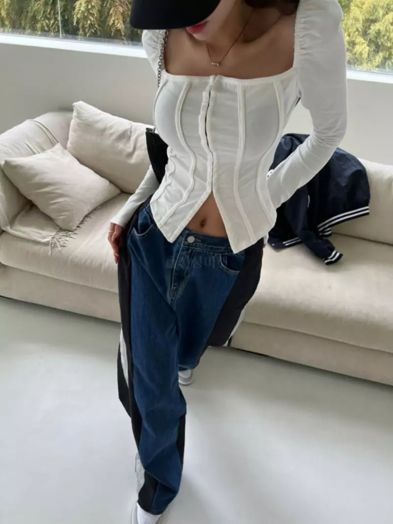 Another Avenue - Korean Women Fashion - #thelittlethings - Corset Tee - 6
