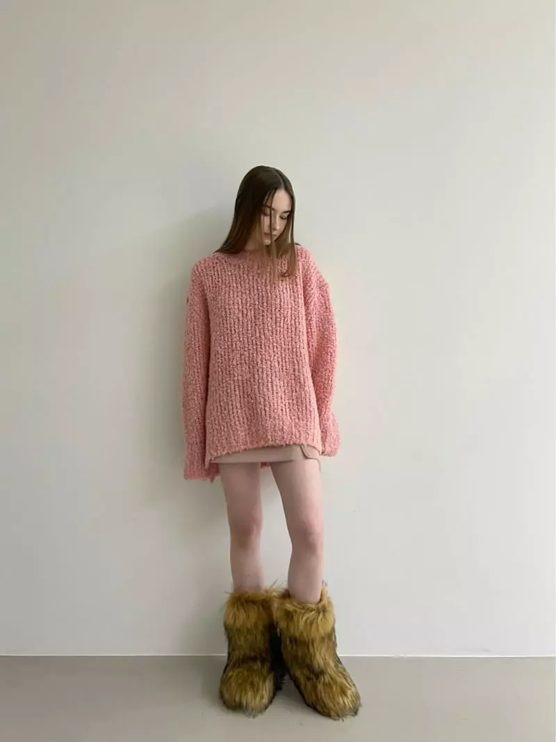 Another Avenue - Korean Women Fashion - #vintageinspired - Hand Box Knit Tee - 3