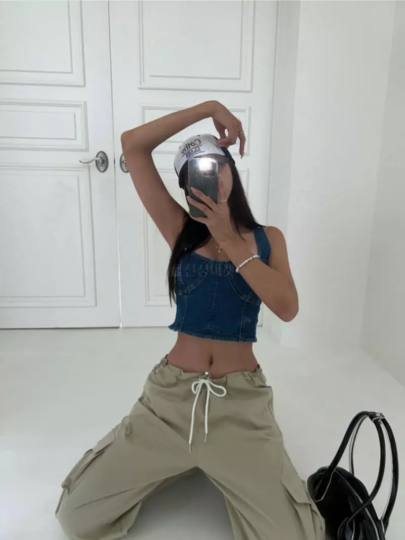 Another Avenue - Korean Women Fashion - #vintageinspired - Denim Top - 3