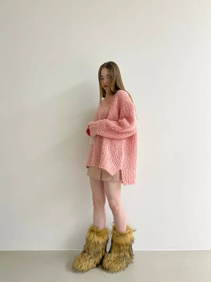 Another Avenue - Korean Women Fashion - #vintageinspired - Hand Box Knit Tee - 4