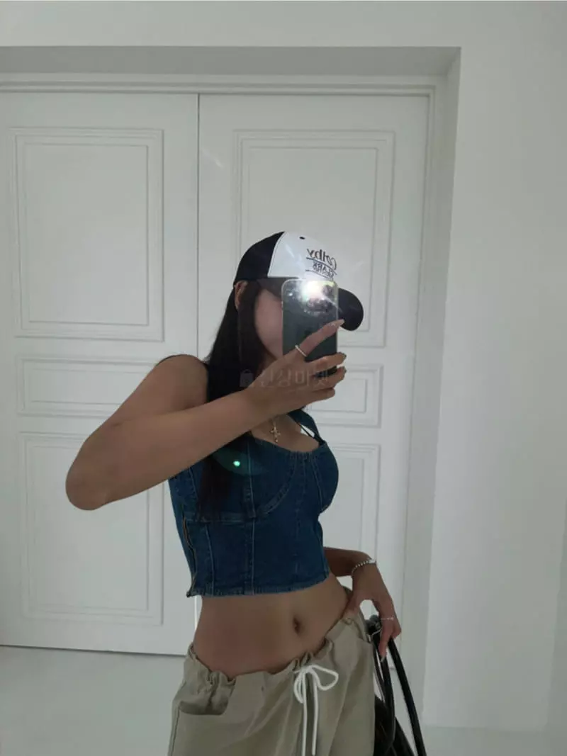 Another Avenue - Korean Women Fashion - #vintageinspired - Denim Top - 4