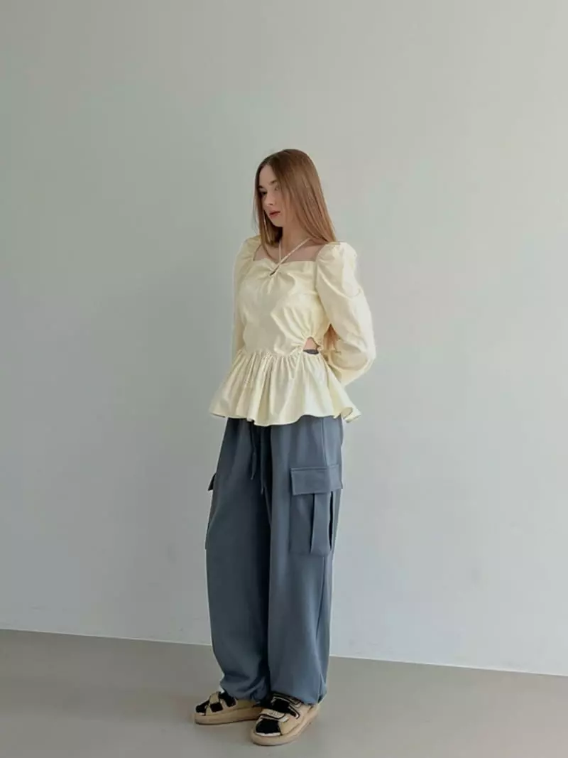 Another Avenue - Korean Women Fashion - #womensfashion - Slit Blouse - 3