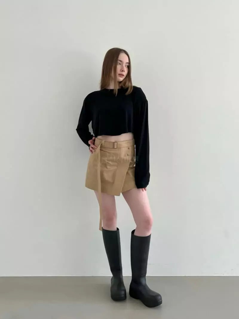 Another Avenue - Korean Women Fashion - #momslook - Row Wrap Skirt - 4