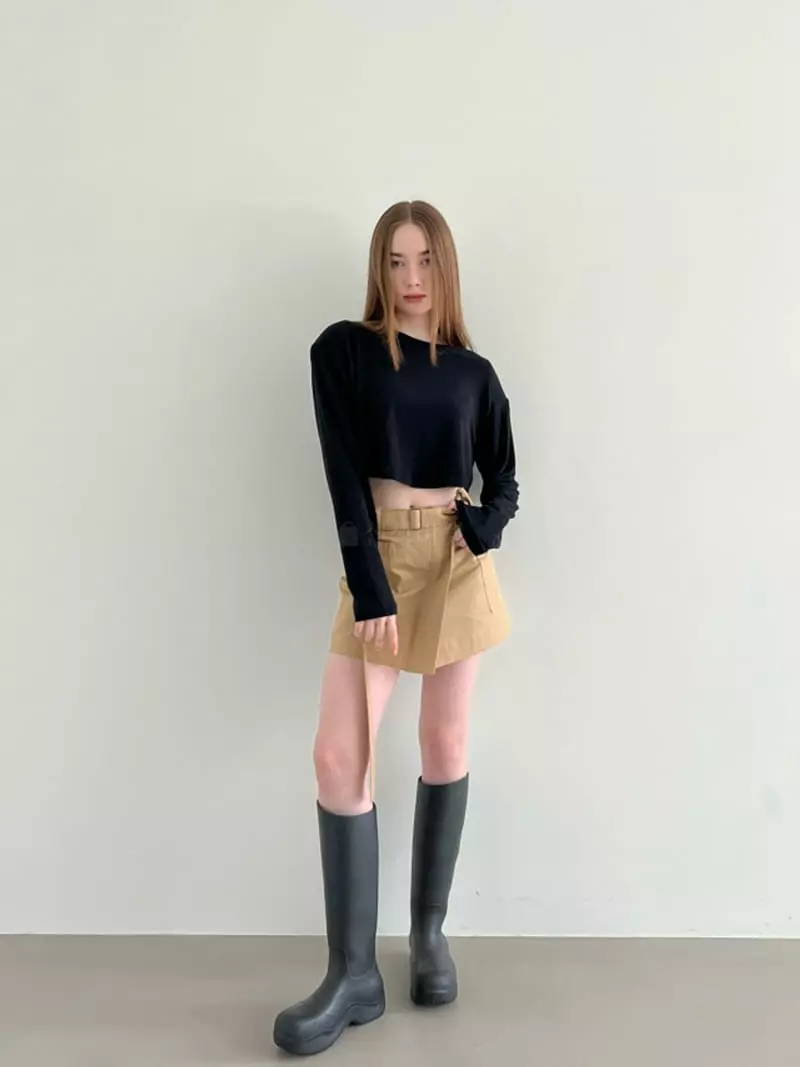 Another Avenue - Korean Women Fashion - #womensfashion - Row Wrap Skirt - 8