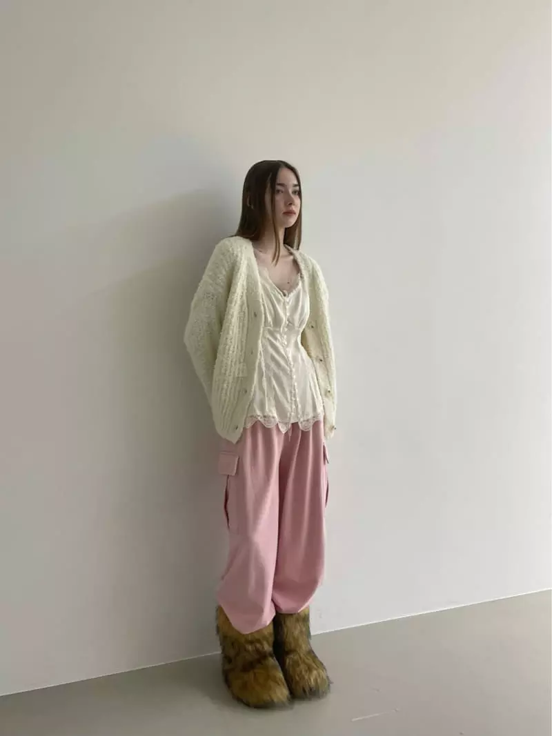 Another Avenue - Korean Women Fashion - #womensfashion - Bubble Knit Cardigan - 6