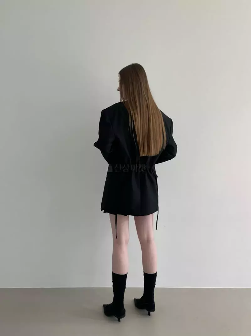Another Avenue - Korean Women Fashion - #womensfashion - Arc Belt Jacket - 8