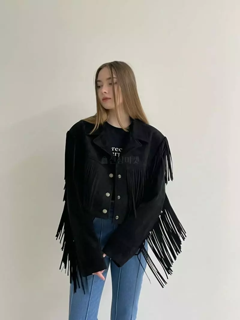 Another Avenue - Korean Women Fashion - #womensfashion - Suede Jacket - 12