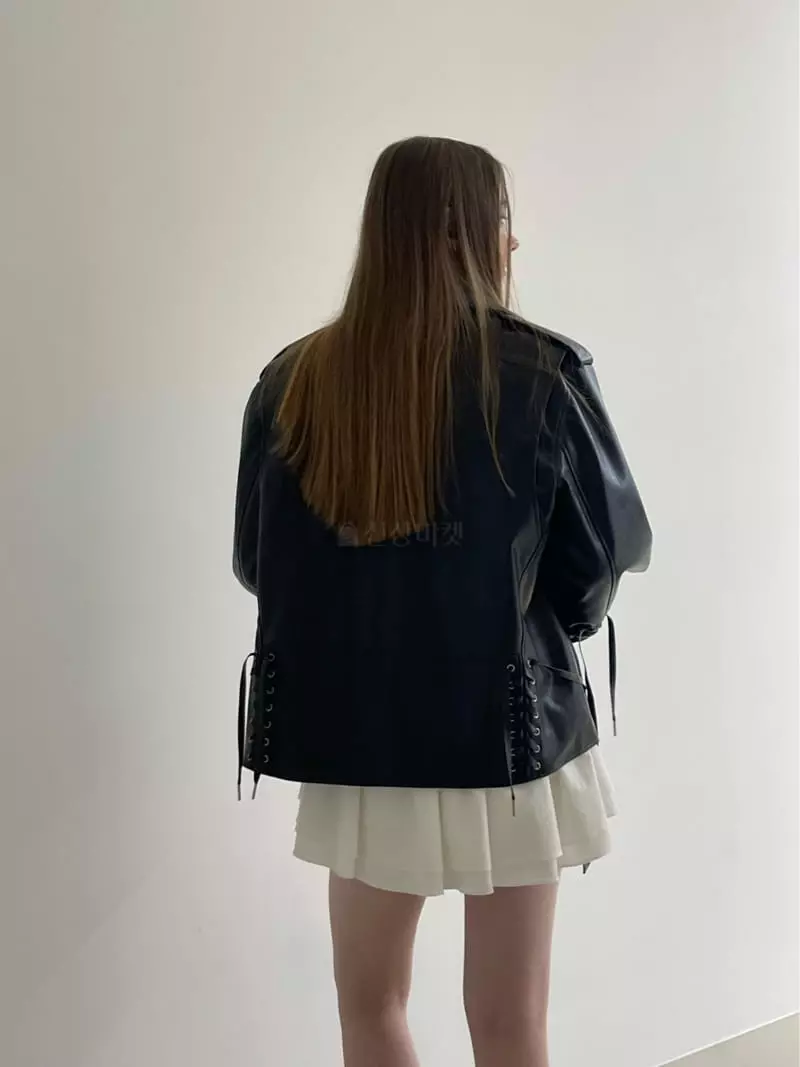 Another Avenue - Korean Women Fashion - #womensfashion - Vigan Leather Jacket - 11