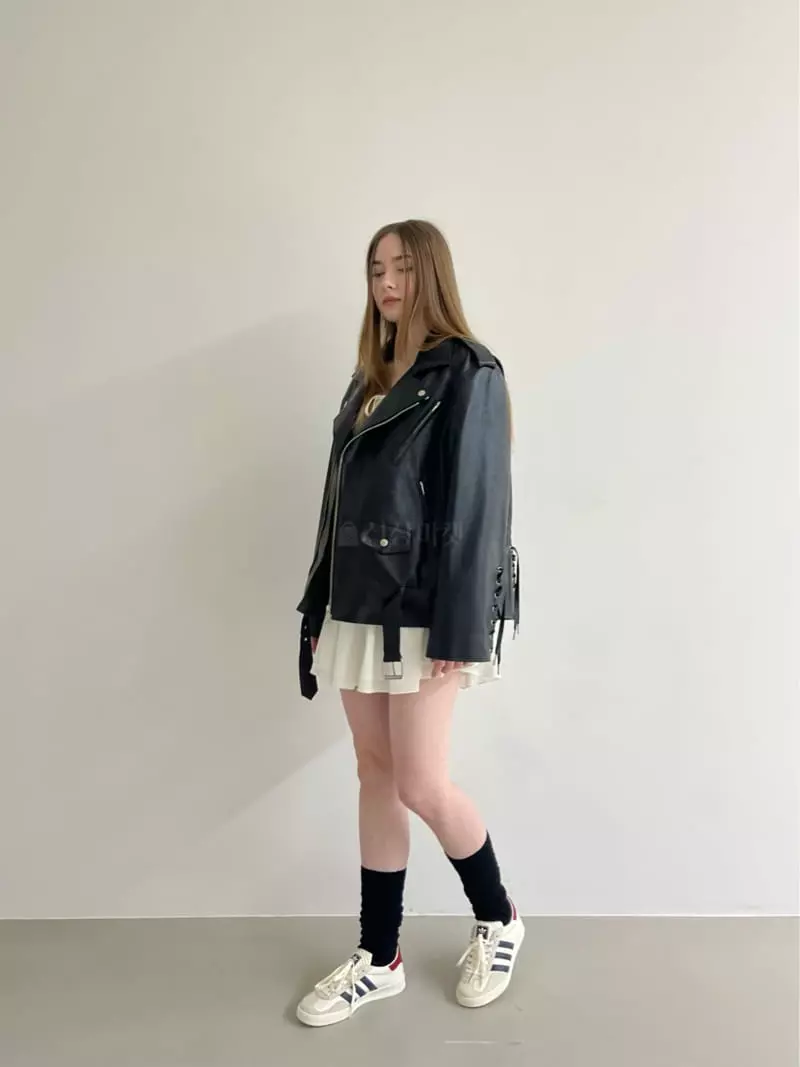 Another Avenue - Korean Women Fashion - #womensfashion - Vigan Leather Jacket - 3