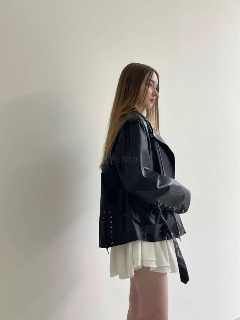 Another Avenue - Korean Women Fashion - #womensfashion - Vigan Leather Jacket - 7