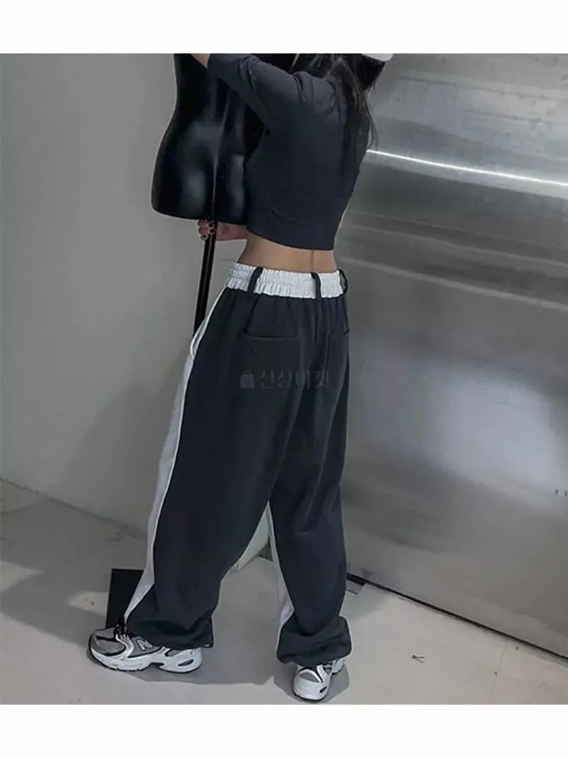 Another Avenue - Korean Women Fashion - #womensfashion - Color Terry Pants - 5