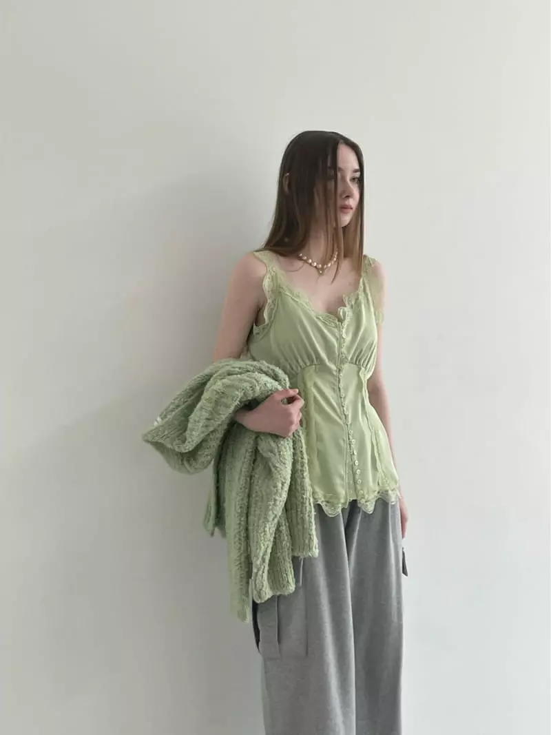 Another Avenue - Korean Women Fashion - #womensfashion - Mureng Lace Sleeveless