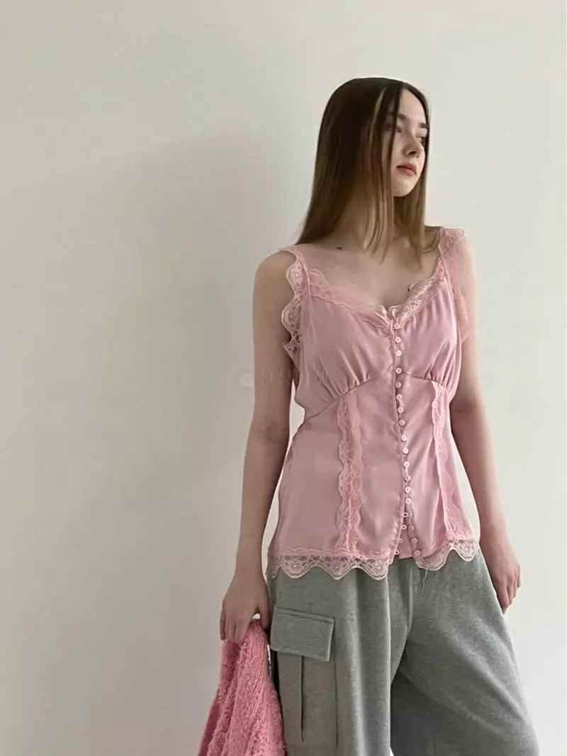 Another Avenue - Korean Women Fashion - #womensfashion - Mureng Lace Sleeveless - 7