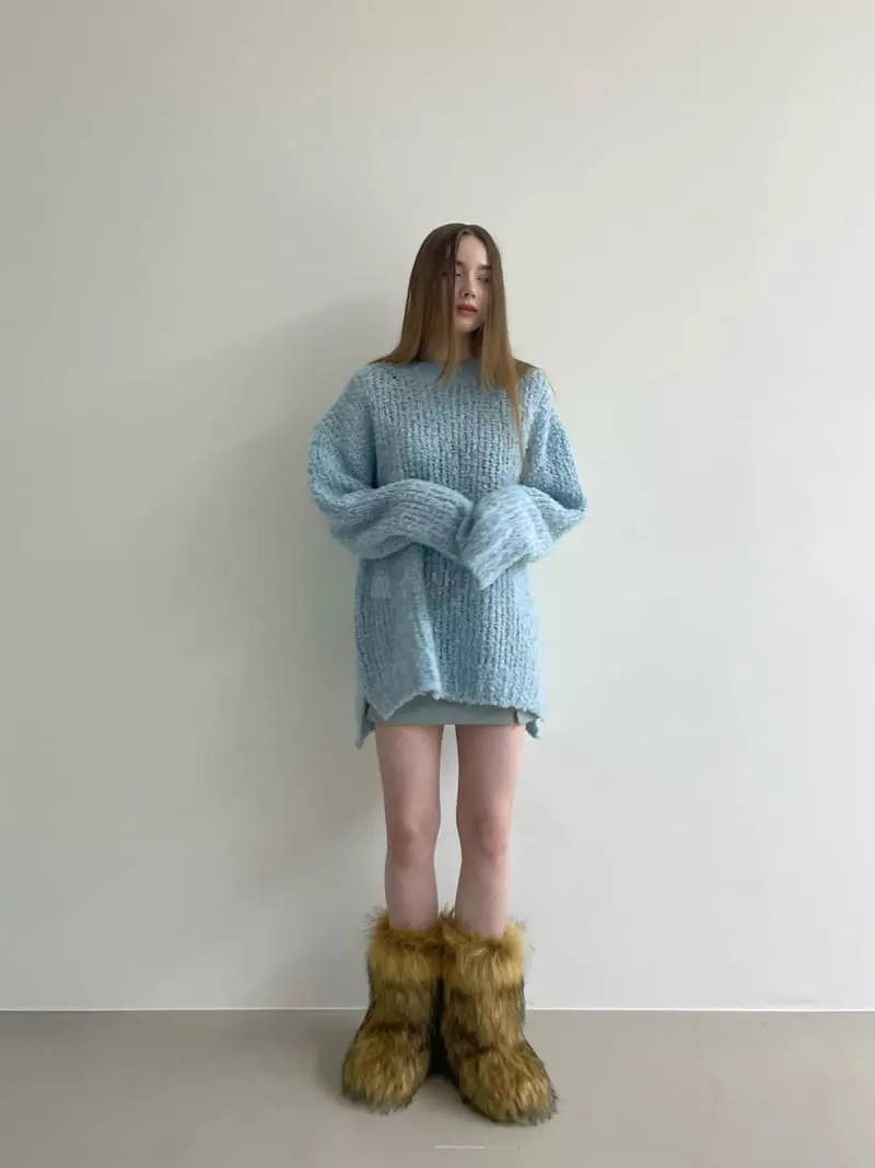 Another Avenue - Korean Women Fashion - #womensfashion - Hand Box Knit Tee - 12