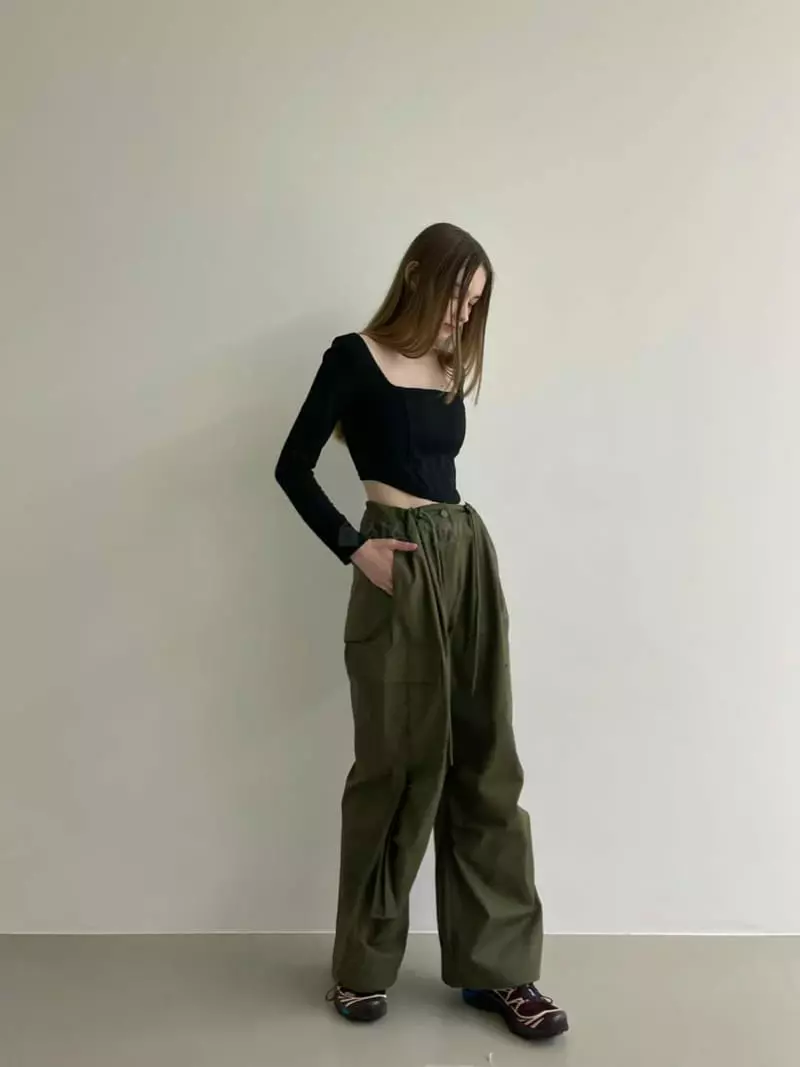 Another Avenue - Korean Women Fashion - #womensfashion - Wrinkle Pocket Pants - 11