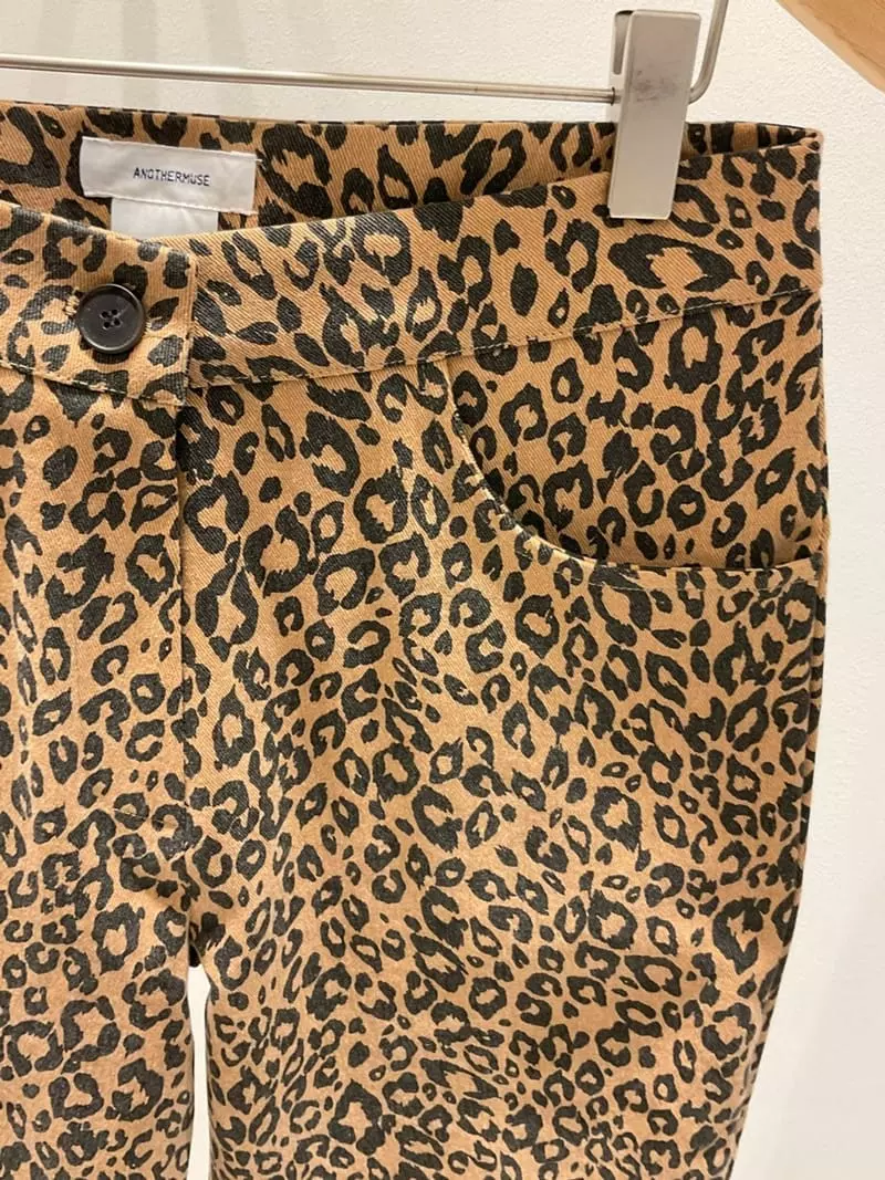 Another Muse - Korean Women Fashion - #momslook - Leopard Pants - 6