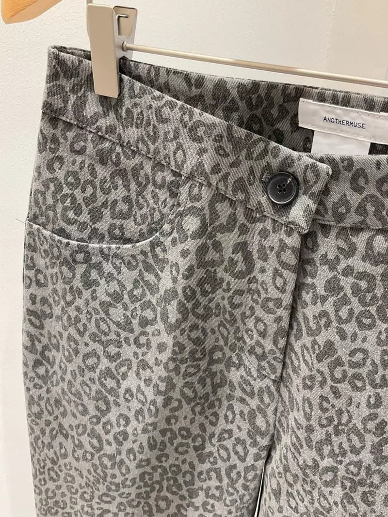 Another Muse - Korean Women Fashion - #momslook - Leopard Pants - 7