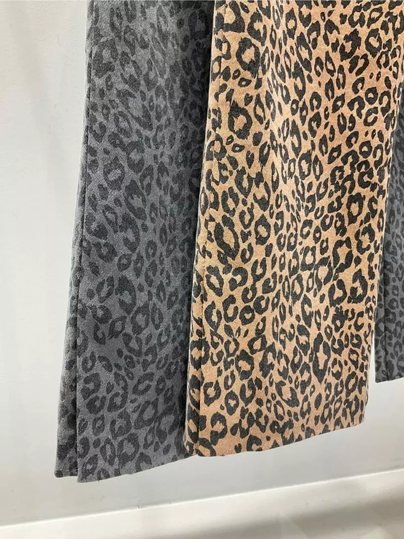 Another Muse - Korean Women Fashion - #momslook - Leopard Pants - 8