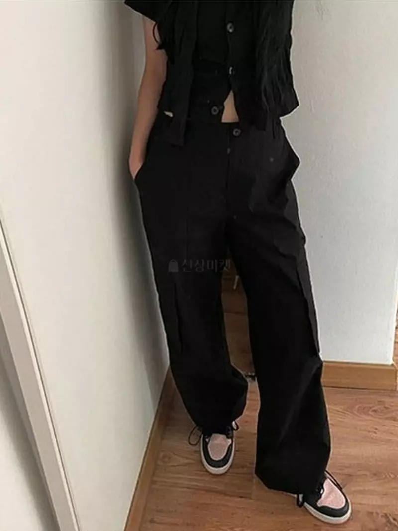 Another Muse - Korean Women Fashion - #momslook - Stitch Pants - 3