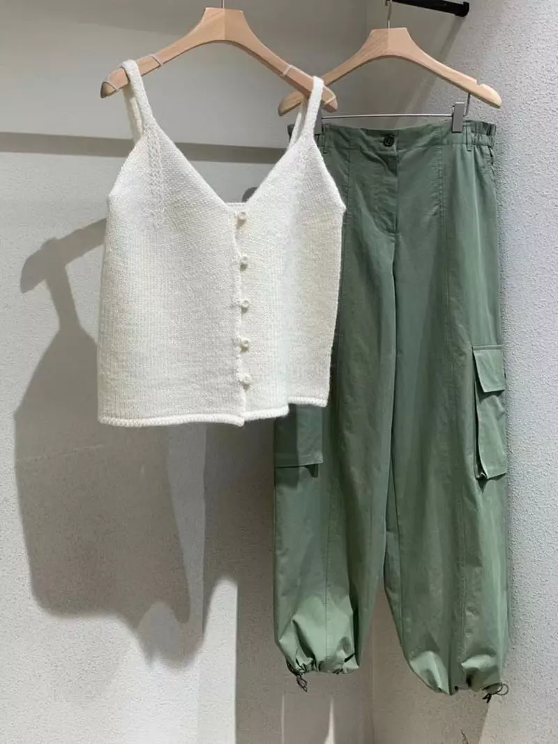 Another Muse - Korean Women Fashion - #momslook - String Vest - 3