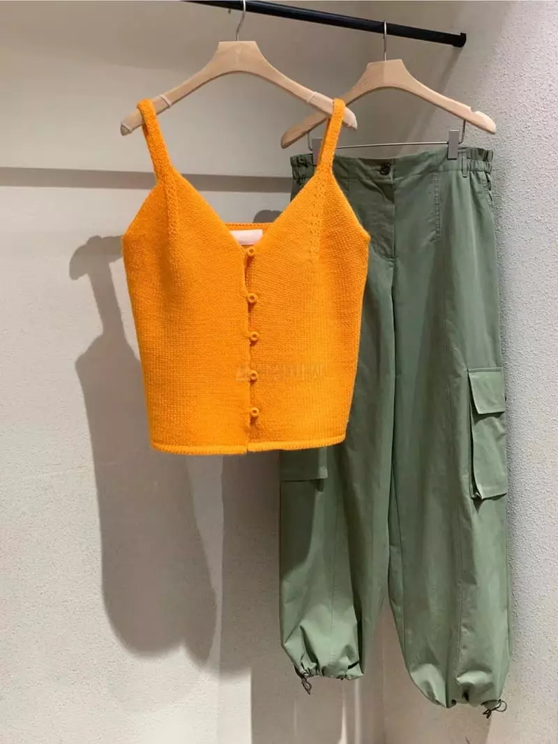 Another Muse - Korean Women Fashion - #momslook - String Vest - 5