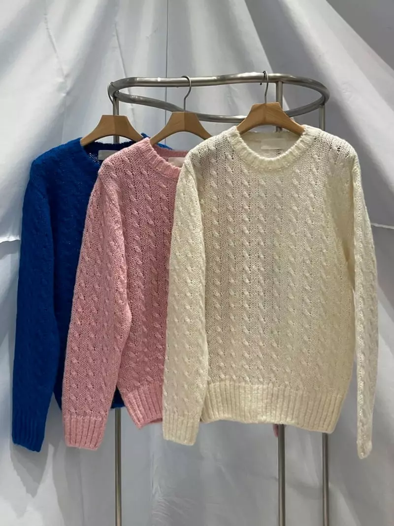 Another Muse - Korean Women Fashion - #momslook - Twidt Knit Tee - 2
