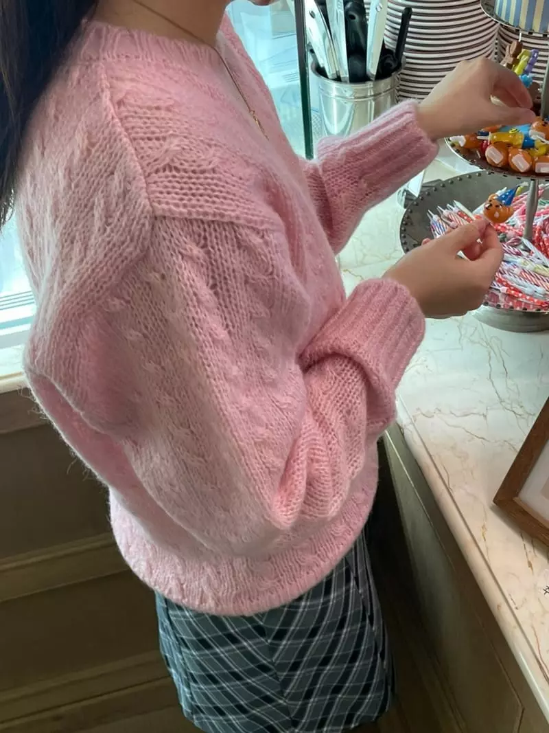 Another Muse - Korean Women Fashion - #womensfashion - Twidt Knit Tee - 4